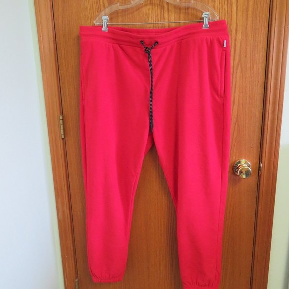 Eddie Bauer Red Fleece Pants - Women's XL - Picture 1 of 6